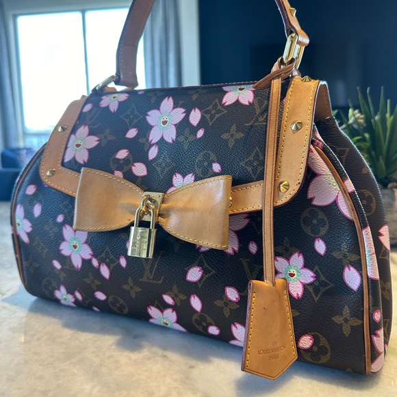 Louis Vuitton Murakami Cherry Blossom Sac Retro Brown - Picture 2 of 8